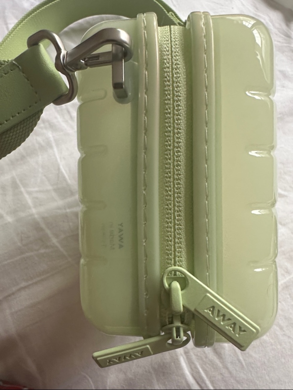 Away Mini Hardshell Crossbody in Light Sage - Picture 2 of 5